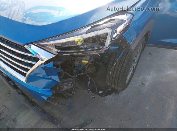 KM8J33ALXMU325738 2021 HYUNDAI TUCSON Blue Widok z przodu