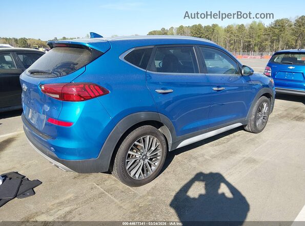 KM8J33ALXMU325738 2021 HYUNDAI TUCSON Blue Tył prawy