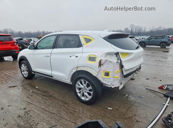 KM8J3CA46KU073069 2019 HYUNDAI TUCSON White Trasero izquierdo