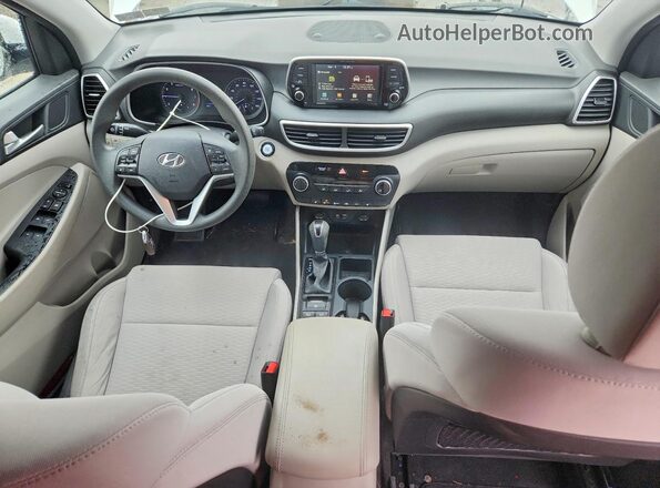 KM8J3CA46KU073069 2019 HYUNDAI TUCSON White Vista del salpicadero