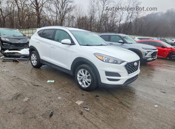 KM8J3CA46KU073069 2019 HYUNDAI TUCSON White Delantero derecho