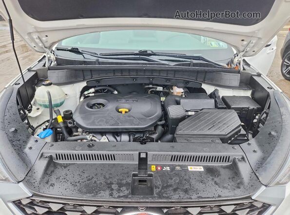 KM8J3CA46KU073069 2019 HYUNDAI TUCSON White Vista del compartimento del motor