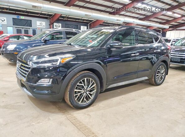 KM8J3CAL2KU057944 2019 HYUNDAI TUCSON Черный Передняя левая четверть