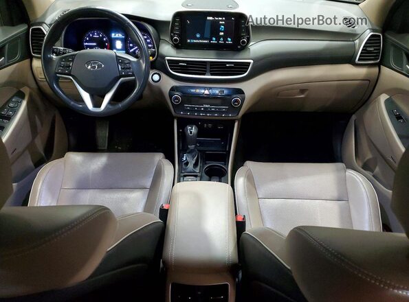 KM8J3CAL2KU057944 2019 HYUNDAI TUCSON Черный Вид панели приборов