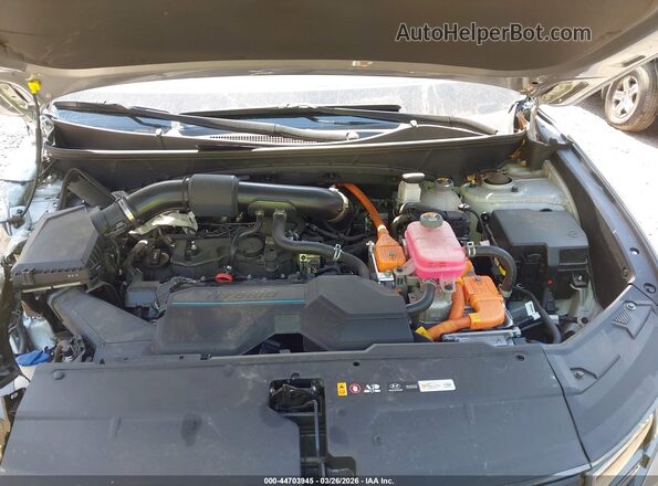 KM8JBCA19NU079316 2022 HYUNDAI TUCSON HYBRID Silver Widok z tyłu