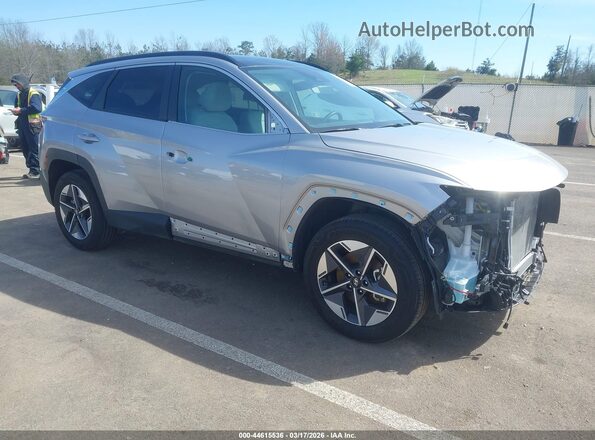 KM8JCDD15SU247883 2025 HYUNDAI TUCSON HYBRID Серебряный Передняя правая четверть