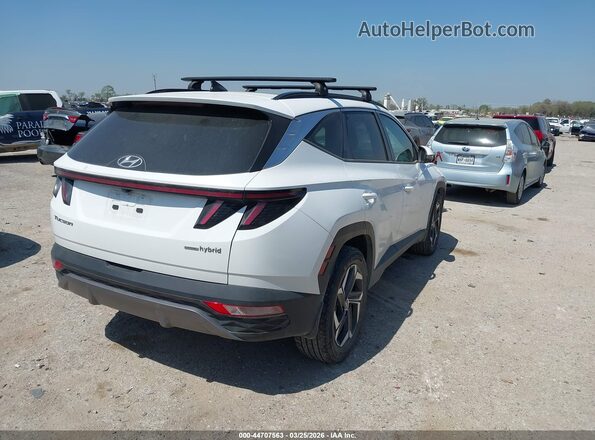 KM8JECA15NU083922 2022 HYUNDAI TUCSON HYBRID Белый Задняя правая четверть