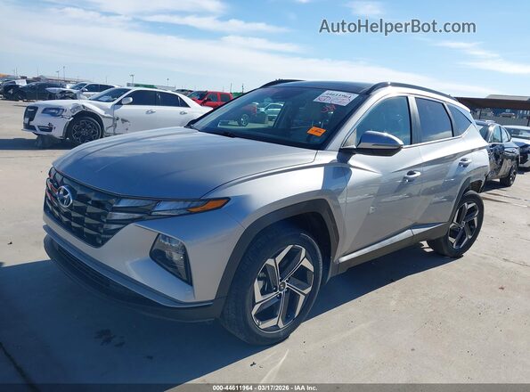 KM8JFCA11PU093508 2023 HYUNDAI TUCSON HYBRID Серебряный Передняя левая четверть