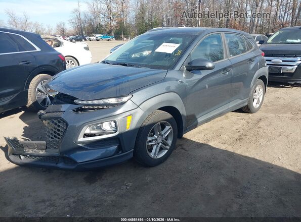 KM8K12AA2JU088869 2018 HYUNDAI KONA Серый Передняя левая четверть