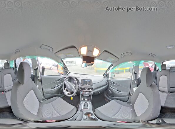 KM8K1CAA0KU256161 2019 HYUNDAI KONA Черный Вид наклейки с VIN-кодом