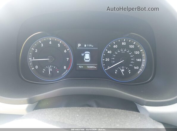 KM8K1CAA1LU569656 2020 HYUNDAI KONA Синий Вид задних сидений