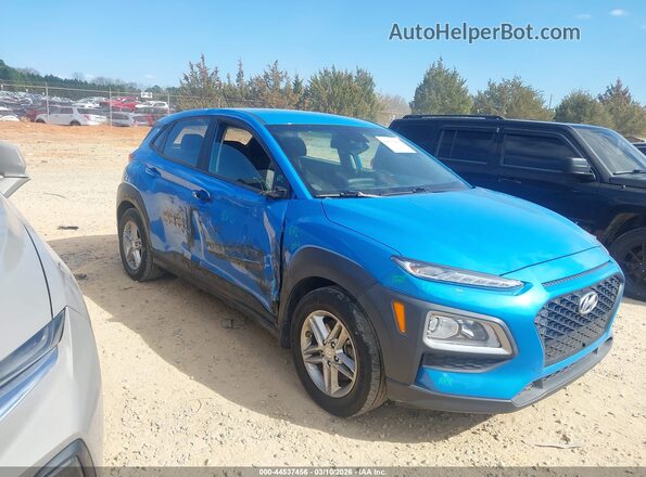KM8K1CAA1LU569656 2020 HYUNDAI KONA Синий Передняя правая четверть