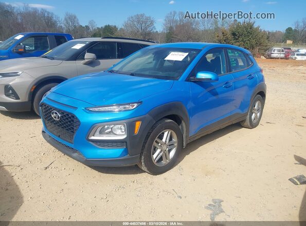 KM8K1CAA1LU569656 2020 HYUNDAI KONA Синий Передняя левая четверть