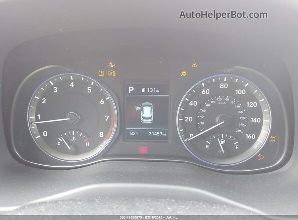 KM8K2CAA8LU506681 2020 HYUNDAI KONA Оранжевый Вид задних сидений