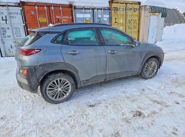 KM8K2CAA9LU581731 2020 HYUNDAI KONA Серый Задняя правая четверть