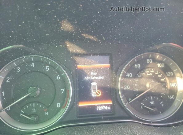 KM8K33A50LU556717 2020 HYUNDAI KONA Бордовый Вид щитка приборов