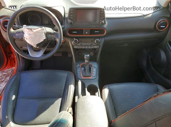 KM8K33A57LU462964 2020 HYUNDAI KONA Red Вид панелі приладів