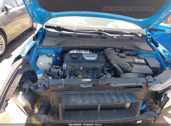 KM8K53A52LU487748 2020 HYUNDAI KONA Синий Вид сзади