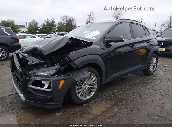 KM8K62AA8LU423931 2020 HYUNDAI KONA Черный Передняя левая четверть