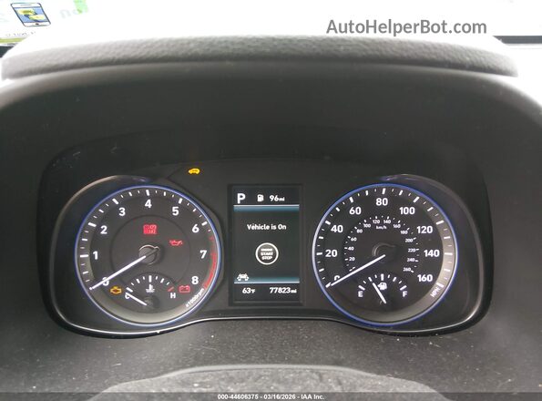 KM8K62AA8LU423931 2020 HYUNDAI KONA Черный Вид задних сидений