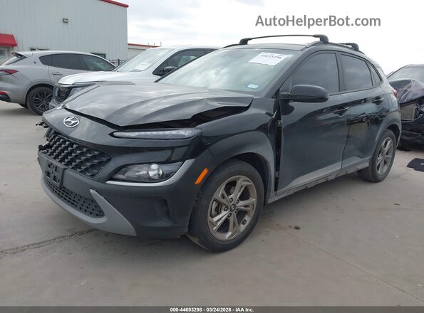 KM8K62AB5PU968578 2023 HYUNDAI KONA Черный Передняя левая четверть