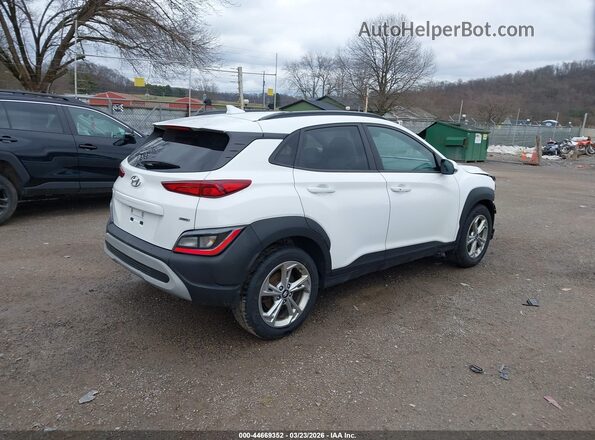 KM8K6CABXNU849976 2022 HYUNDAI KONA Белый Задняя правая четверть
