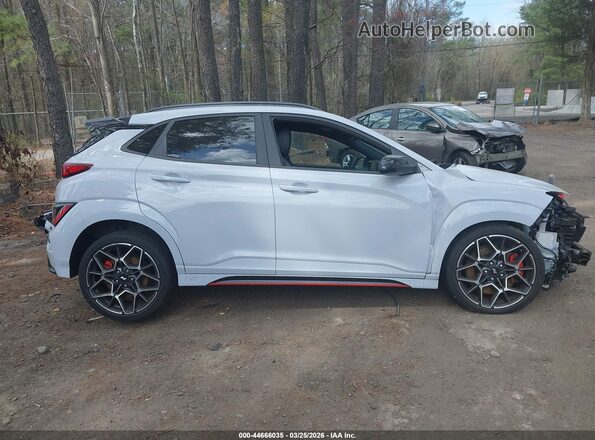 KM8KH3AC1NU001472 2022 HYUNDAI KONA N Gray Widok wnętrza z tyłu