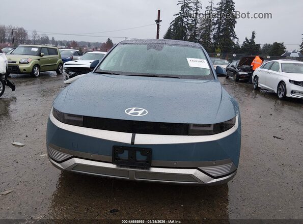 KM8KRDDF4RU333565 2024 HYUNDAI IONIQ 5 Синий Вид задней части салона