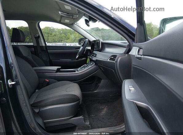 KM8R14HE9LU065157 2020 HYUNDAI PALISADE Black Widok wnętrza z przodu