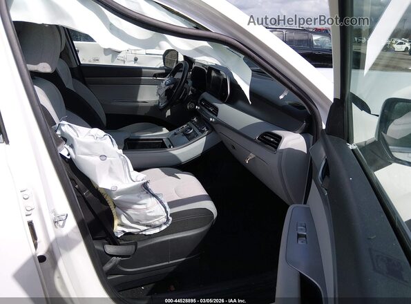 KM8R14HEXLU054832 2020 HYUNDAI PALISADE White Widok wnętrza z przodu