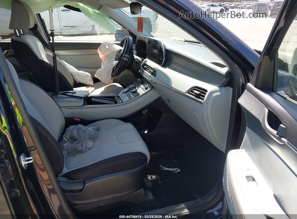 KM8R24HE8LU056737 2020 HYUNDAI PALISADE Черный Вид салона спереди