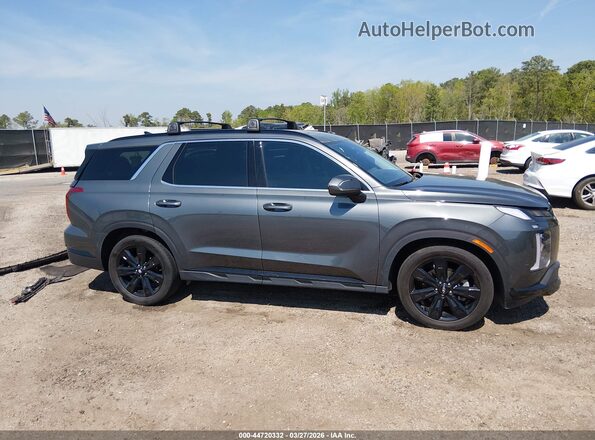 KM8R34GE2PU579191 2023 HYUNDAI PALISADE Серый Вид задней части салона