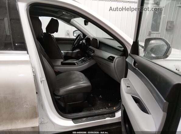 KM8R34HE6LU092407 2020 HYUNDAI PALISADE White წინა სალონის ხედი