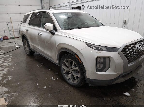KM8R34HE6LU092407 2020 HYUNDAI PALISADE White წინა მარჯვენა