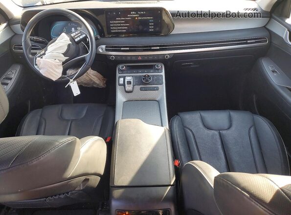 KM8R3DGE3PU554526 2023 HYUNDAI PALISADE Gray Widok deski rozdzielczej