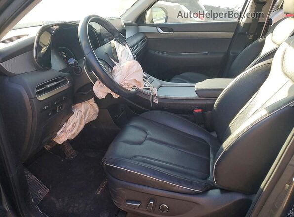 KM8R3DGE3PU554526 2023 HYUNDAI PALISADE Gray Widok wnętrza z przodu