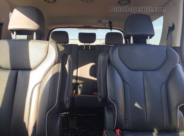 KM8R3DGE3PU554526 2023 HYUNDAI PALISADE Gray Widok tylnych siedzeń