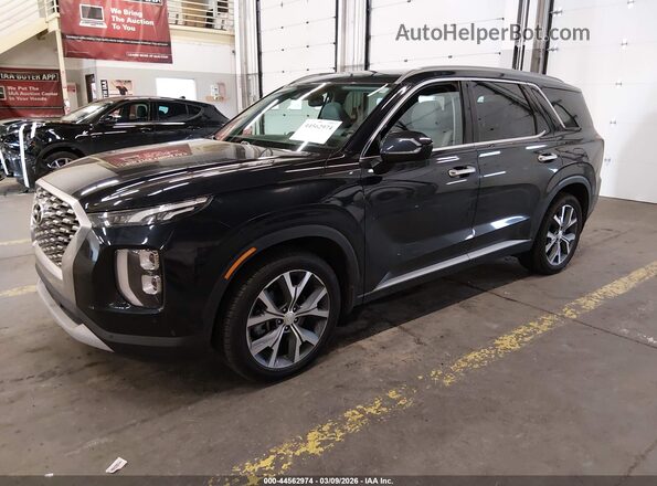 KM8R3DHE5LU046745 2020 HYUNDAI PALISADE Черный Передняя левая четверть