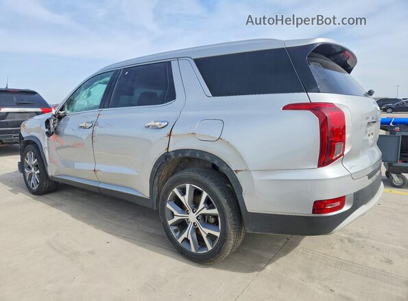 KM8R44HE4MU305241 2021 HYUNDAI PALISADE Silver Trasero izquierdo