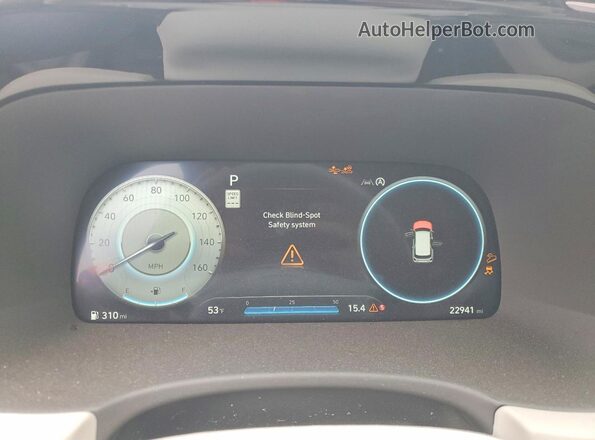 KM8R5DGEXPU630026 2023 HYUNDAI PALISADE Purple Widok zestawu wskaźników