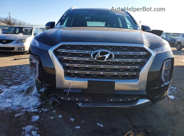 KM8R5DHE1LU142656 2020 HYUNDAI PALISADE Черный Вид спереди