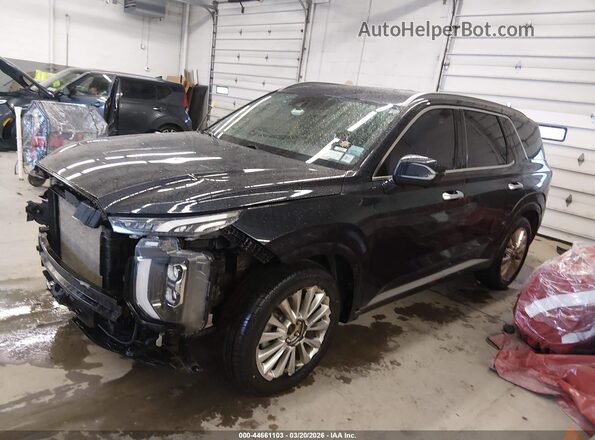KM8R5DHE6LU046537 2020 HYUNDAI PALISADE Dark Blue Передняя левая четверть