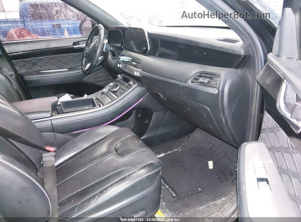 KM8R5DHE6LU046537 2020 HYUNDAI PALISADE Dark Blue Вид салона спереди