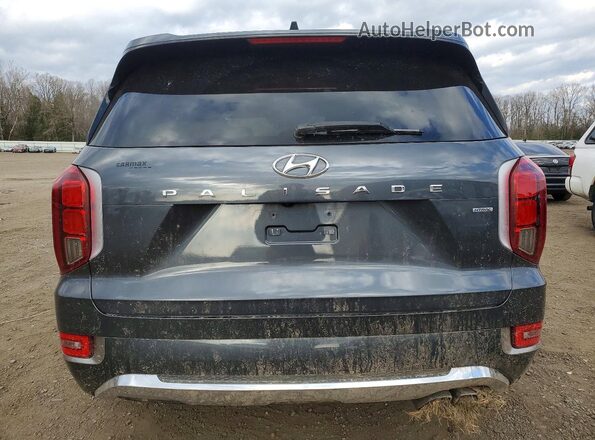 KM8R5DHE9LU062375 2020 HYUNDAI PALISADE Серый Вид сзади