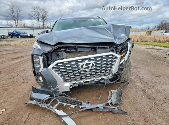 KM8R5DHEXMU212429 2021 HYUNDAI PALISADE Серый Вид спереди