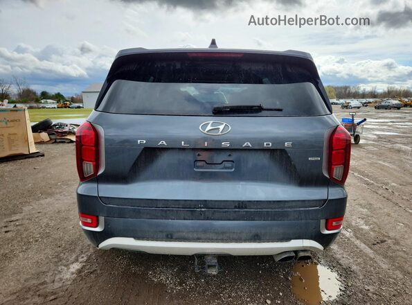 KM8R5DHEXMU212429 2021 HYUNDAI PALISADE Серый Вид сзади