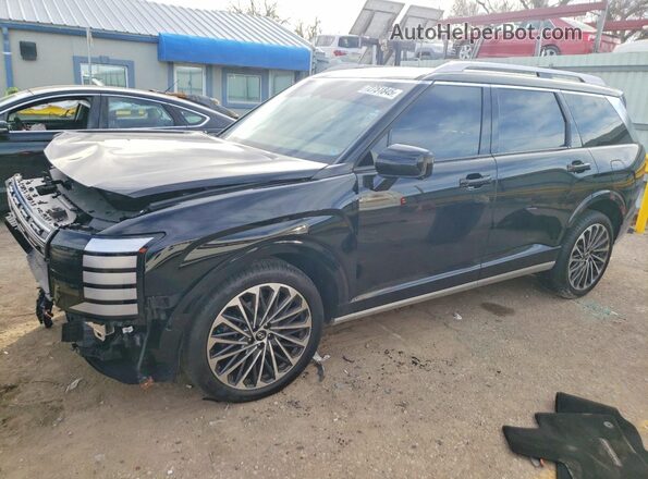 KM8RMES28TU059748 2026 HYUNDAI PALISADE Black Առջևի ձախ երեք քառորդ տեսարան