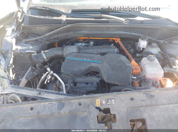 KM8S2DA13MU011733 2021 HYUNDAI SANTA FE HYBRID BLUE Gray უკანა ხედი