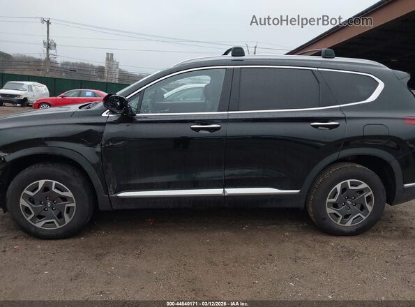 KM8S2DA15NU018507 2022 HYUNDAI SANTA FE HYBRID BLUE Black Панорамний вид салону 360°