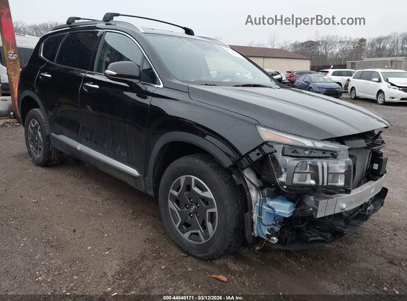 KM8S2DA15NU018507 2022 HYUNDAI SANTA FE HYBRID BLUE Black Передня права чверть